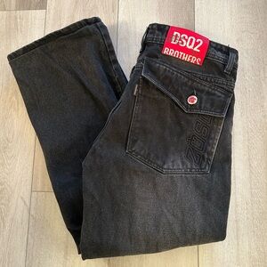 DSQUARED2 Brothers Men's Black Jeans Size 32x27